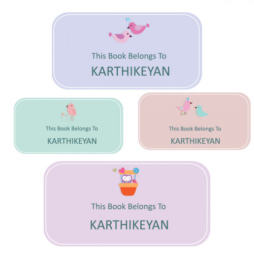 Designer Book Label