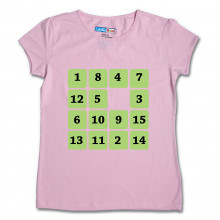 Women Round Neck Pink Tops - Sudoku