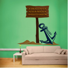 Anchor Quote Wall Decal