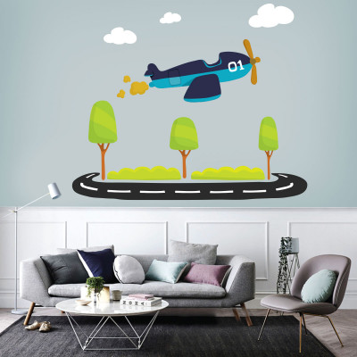 Plane Wall Decal